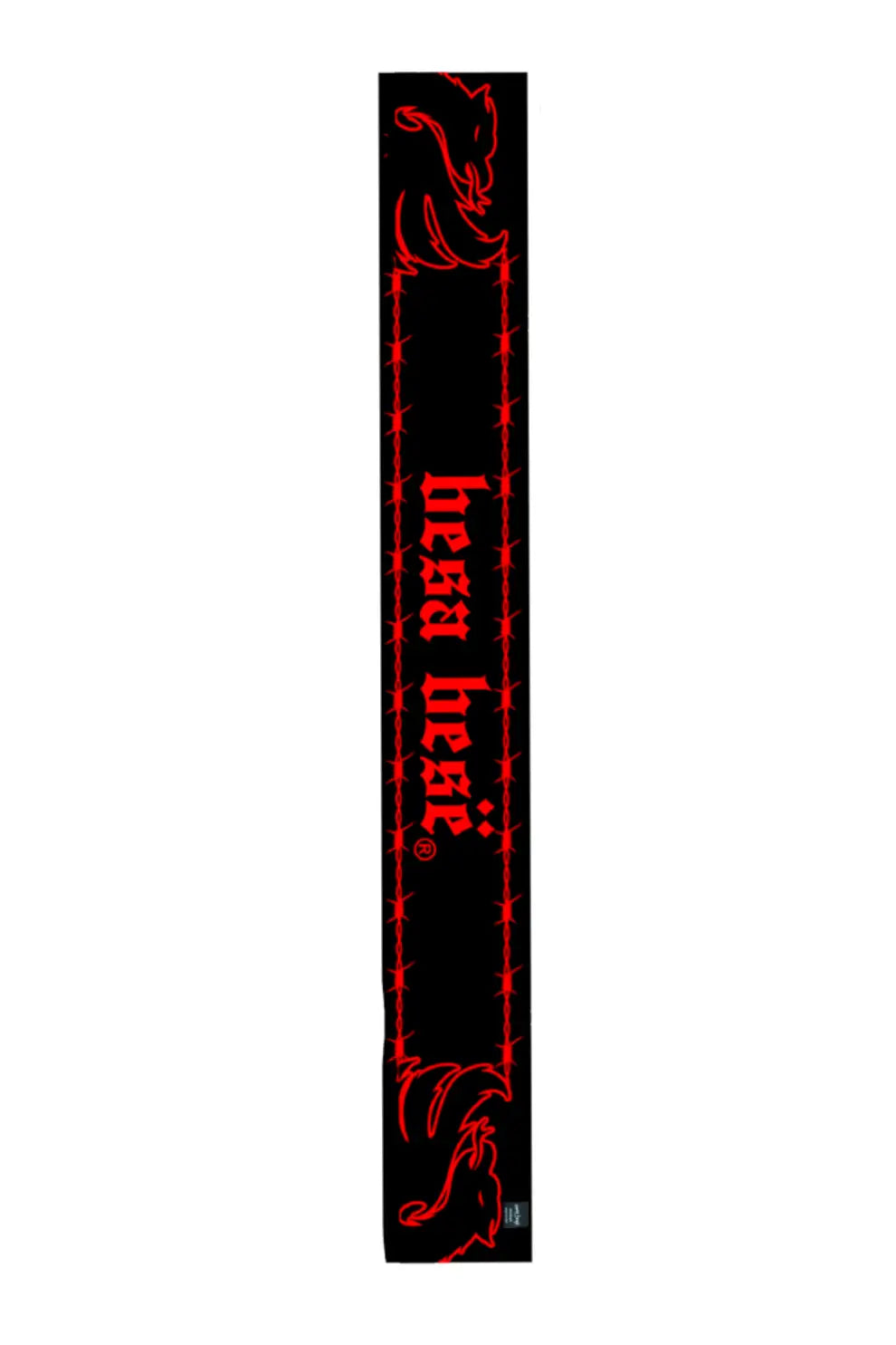 BESA BESË Supporter Scarf – Red/Black - Besa Besë