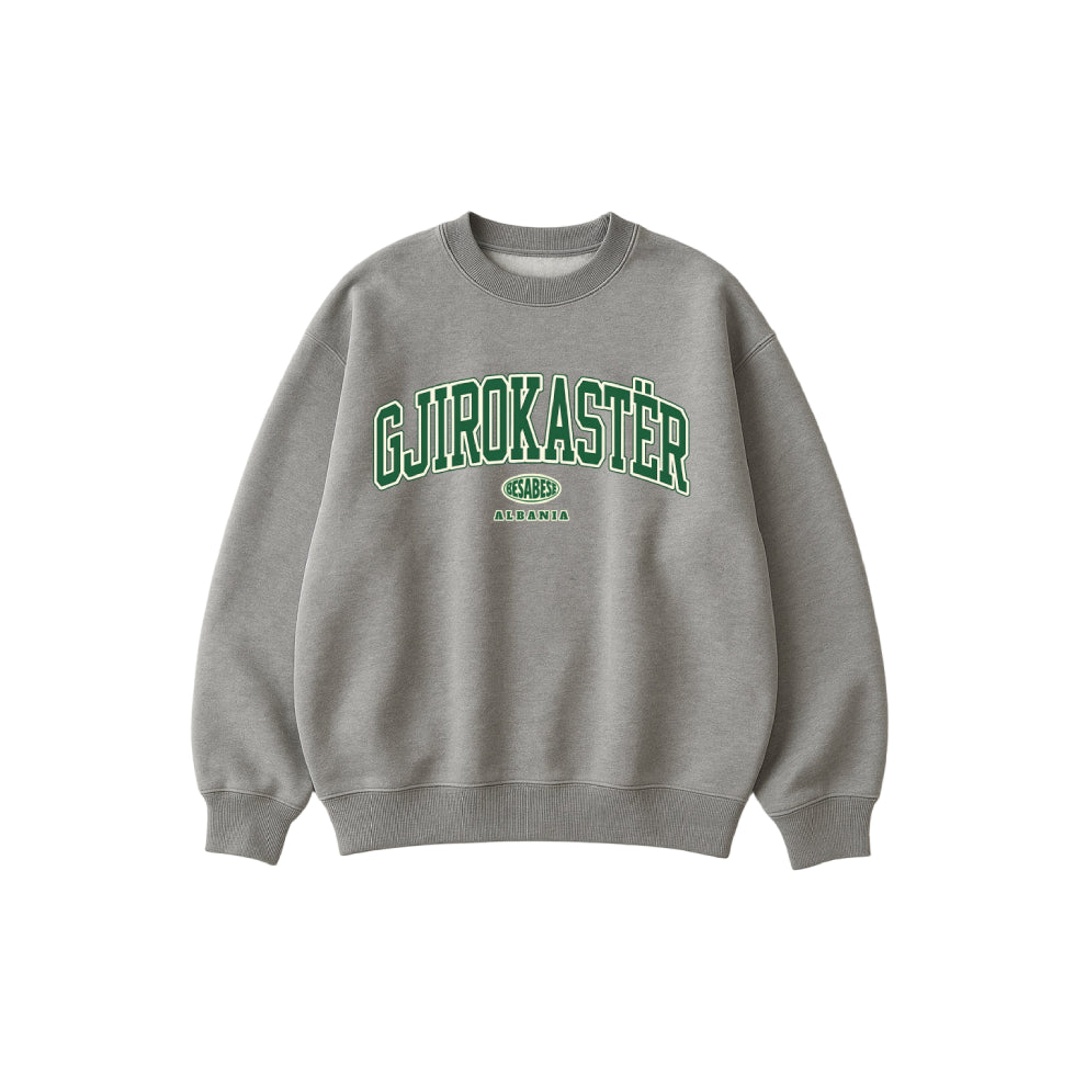 OVERSIZED GJIROKASTËR CREWNECK - Besa Besë