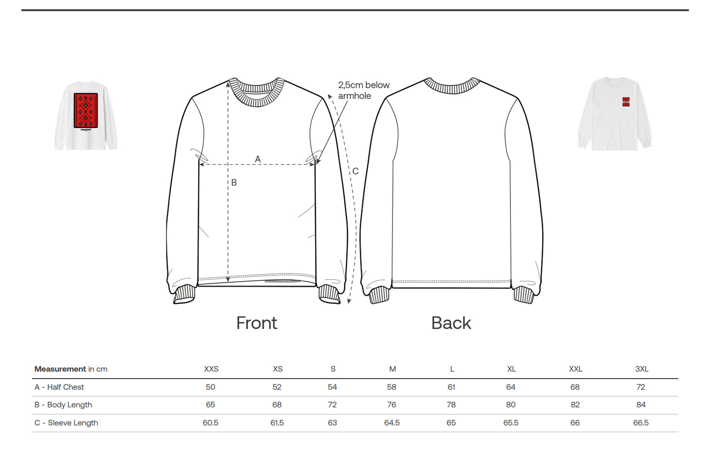 OVERSIZED QILIM LONG SLEEVE TEE - Besa Besë