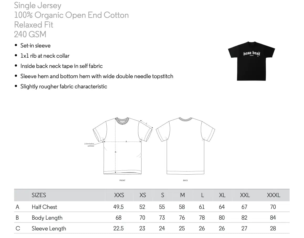 OG TRADEMARK BESA BESË TEE - Besa Besë