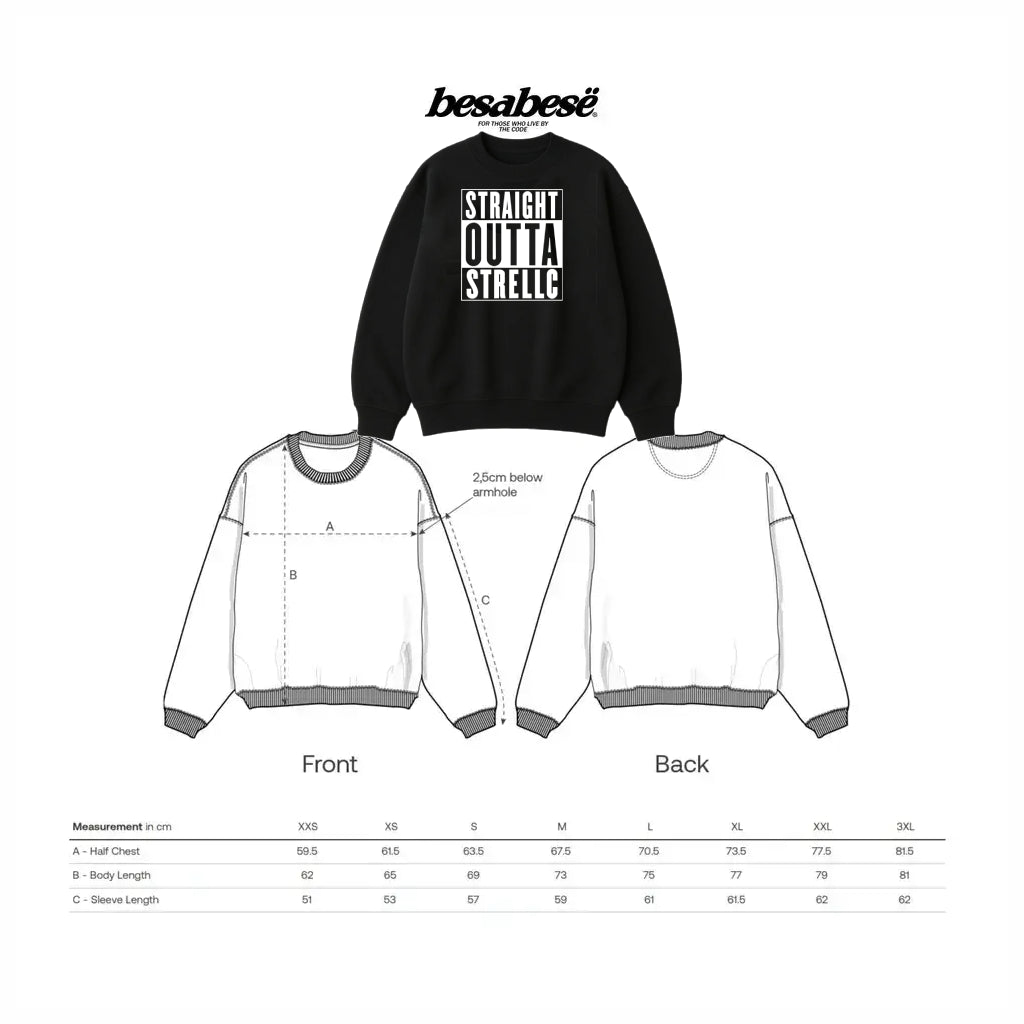 Oversized STRELLC Crewneck