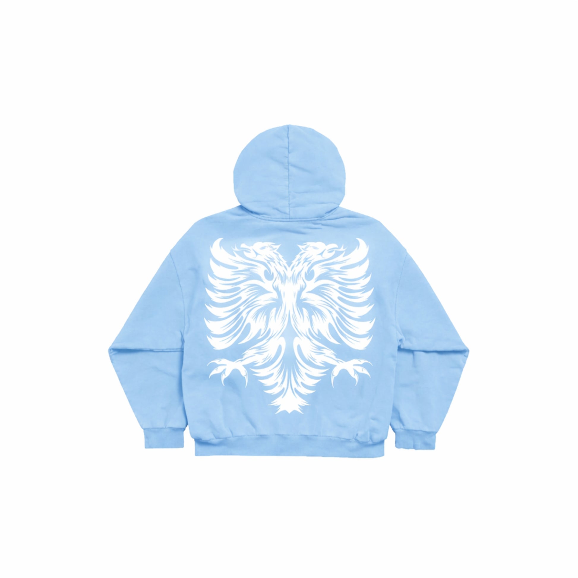 SHQIPONJA BABY BLUE OVERSIZED HOODIE - Besa Besë