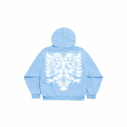 SHQIPONJA BABY BLUE OVERSIZED HOODIE - Besa Besë