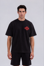 Shqiponja Oversized Blood Red Tee - Besa Besë