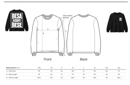 BESA ASHT BESË OVERSIZED LONG SLEEVE - Besa Besë