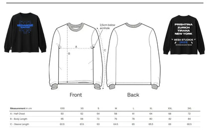 Oversized BESA Studios Long Sleeve