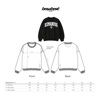 Oversized KUMANOVA Crewneck - Besa Besë