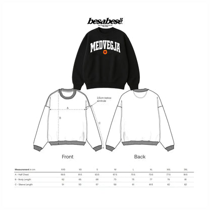 Oversized MEDVEGJA Crewneck - Besa Besë