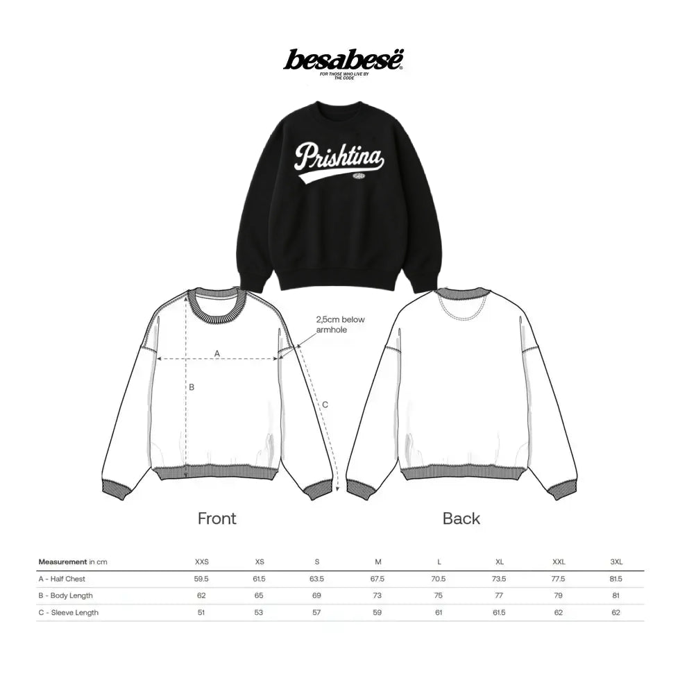 Oversized PRISTHINA Crewneck