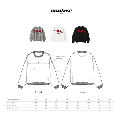 OVERSIZED TIRANA CREWNECK